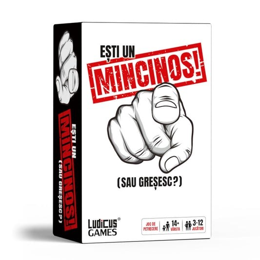 Imagine - Esti un mincinos!, joc de petrecere, lb.romana