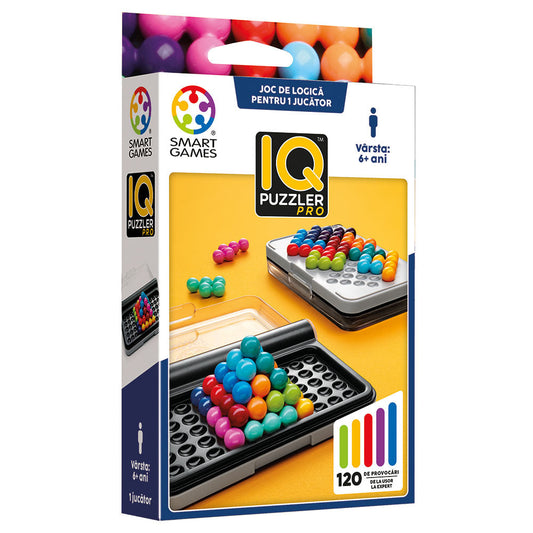 Smart Games - IQ Puzzler Pro, joc de logica cu 120 de provocari, 6+ ani, editie lb. Romana
