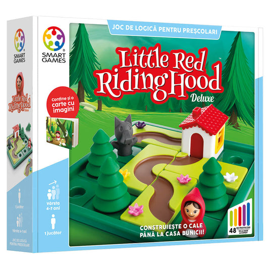 Smart Games – Piroska – Deluxe, logikai játék 48 kihívással, 4 év feletti, font kiadás. román