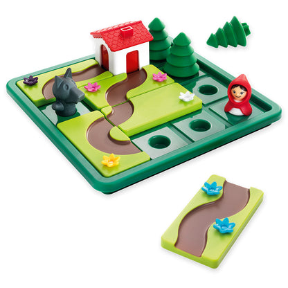 Smart Games - Little Red Riding Hood - Deluxe, joc de logica cu 48 de provocari, 4+ ani, editie lb. Romana