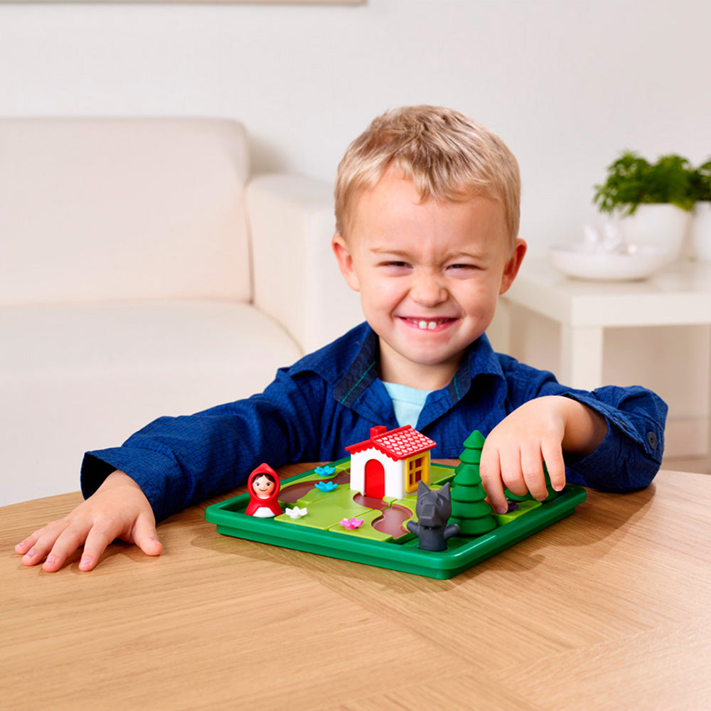 Smart Games - Little Red Riding Hood - Deluxe, joc de logica cu 48 de provocari, 4+ ani, editie lb. Romana