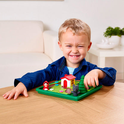 Smart Games - Little Red Riding Hood - Deluxe, joc de logica cu 48 de provocari, 4+ ani, editie lb. Romana