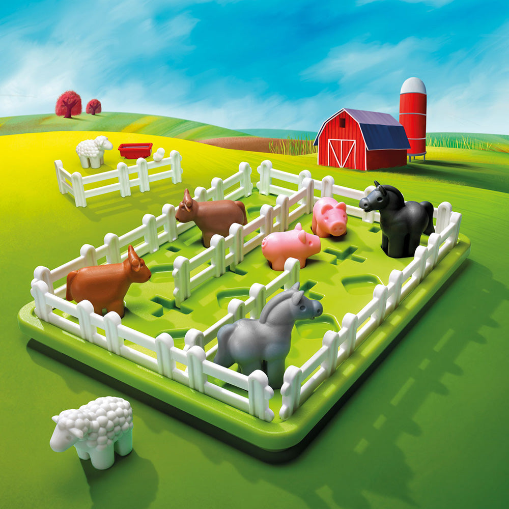 Smart Games - Smart Farmer, logikai játék 60 kihívással, 4+ év, lb kiadás. román