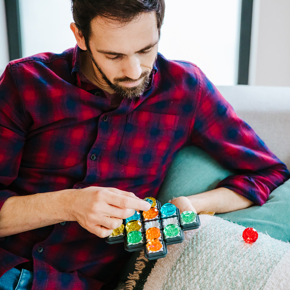 Smart Games - Diamond Quest, logikai játék 80 kihívással, 8 év feletti, font kiadás. román