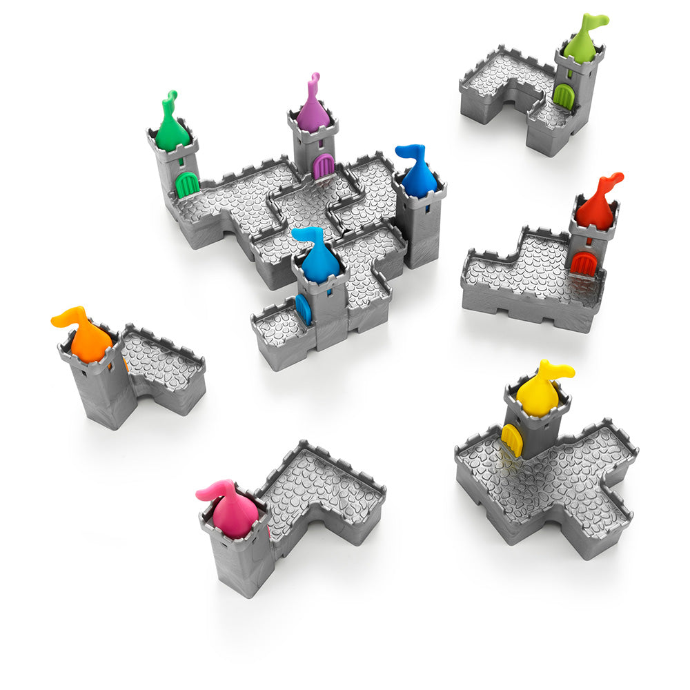Smart Games - Tower Stacks, joc de logica cu 80 de provocari, 8+ ani, editie lb. Romana