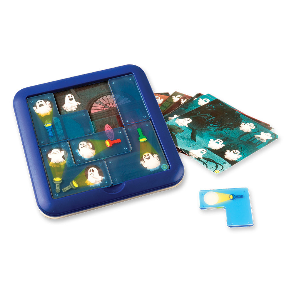 Smart Games - Ghost Hunters, joc de logica cu 60 de provocari, 5+ ani, editie lb. Romana