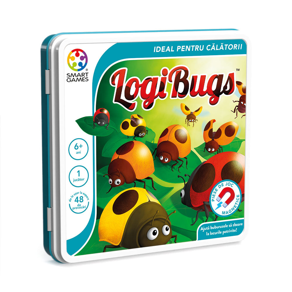 Smart Games - Logibugs, logikai játék 48 kihívással, 6+ év, lb kiadás. román