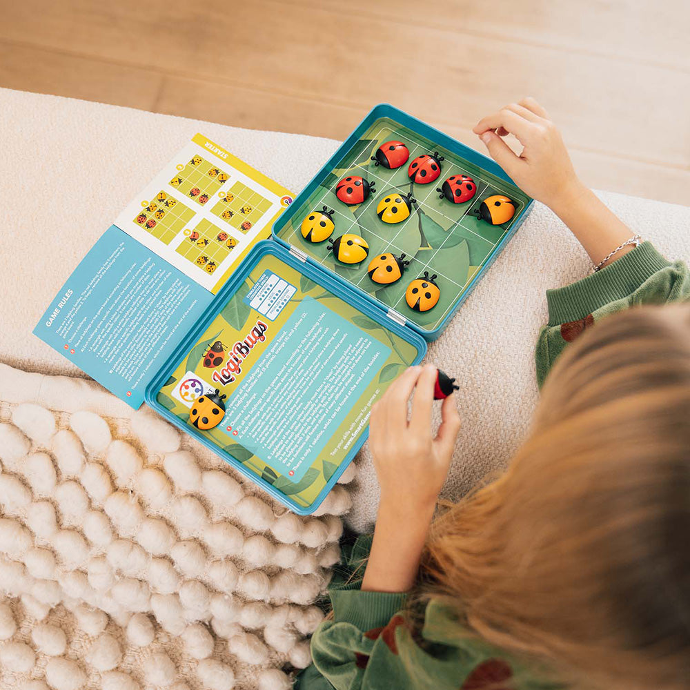 Smart Games - Logibugs, logikai játék 48 kihívással, 6+ év, lb kiadás. román