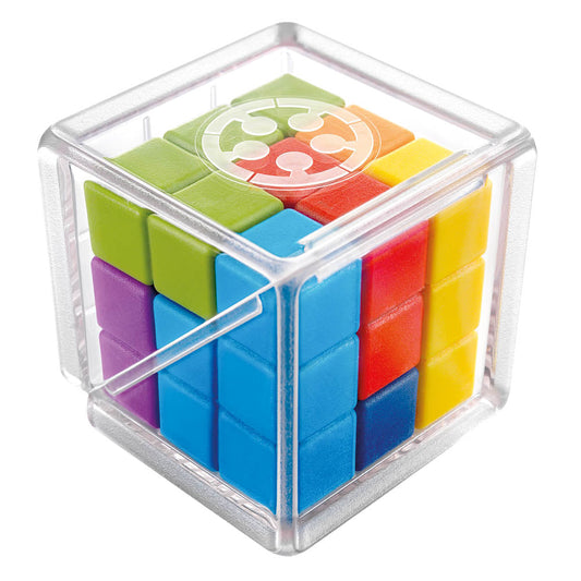 Smart Games - Cube Puzzler Go, logikai játék 80 kihívással, 8 év feletti, font kiadás. román