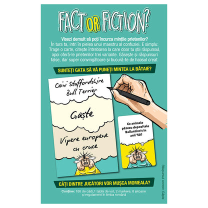 Fact or Fiction, joc de petrecere, lb.romana