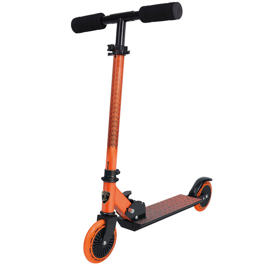 Trotineta copii pliabila, portocaliu, Lamborghini Kick'n'Roll L6 120, ghidon reglabil, design sport, 8+ ani, suport maxim 50 kg
