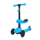 Trotineta copii pliabila, albastru, Lamborghini Kick'n'Roll  L5 2in1, cu 3 roti luminoase, ghidon reglabil, scaun retractabil, 3+ ani, suport maxim 50kg, suport maxim 20 kg scaun