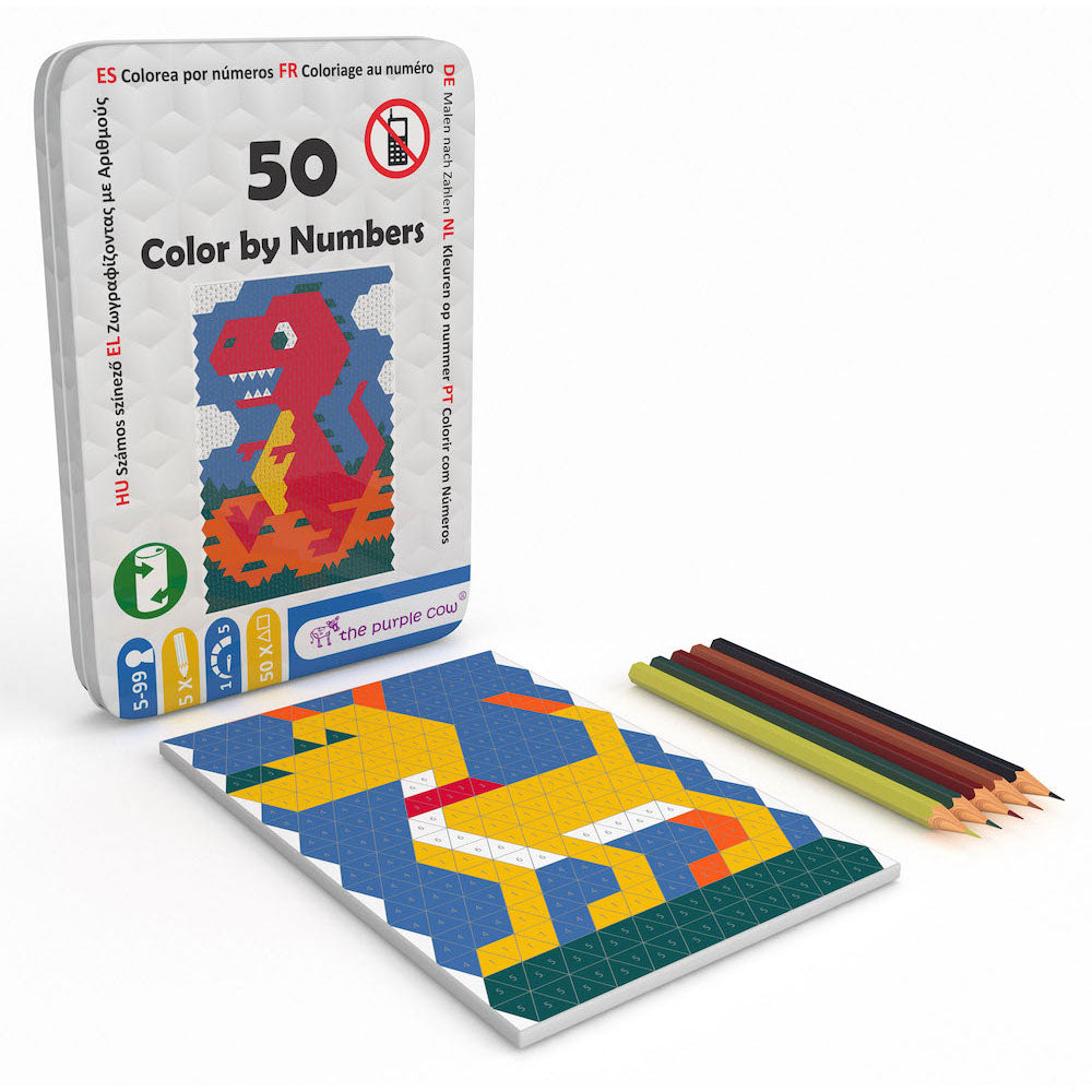 Imagine 50 de imagini Coloreaza dupa numere