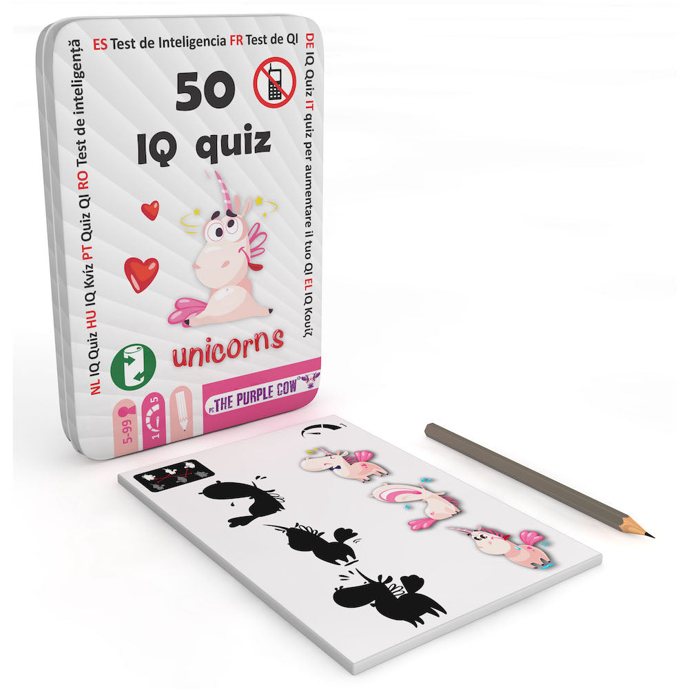 Imagine 50 de teste de inteligenta cu unicorni
