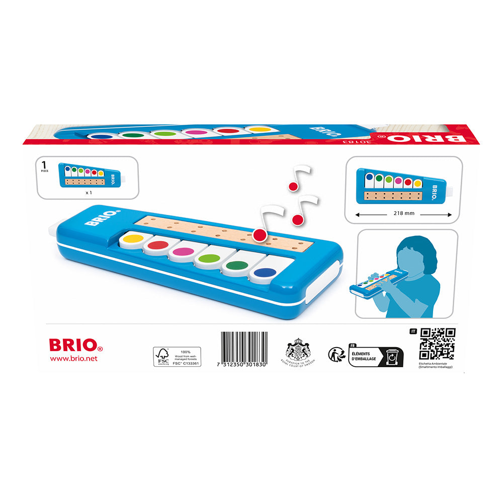 Fúvós hangszer, billentyűs - Brio, 1,5 év felett