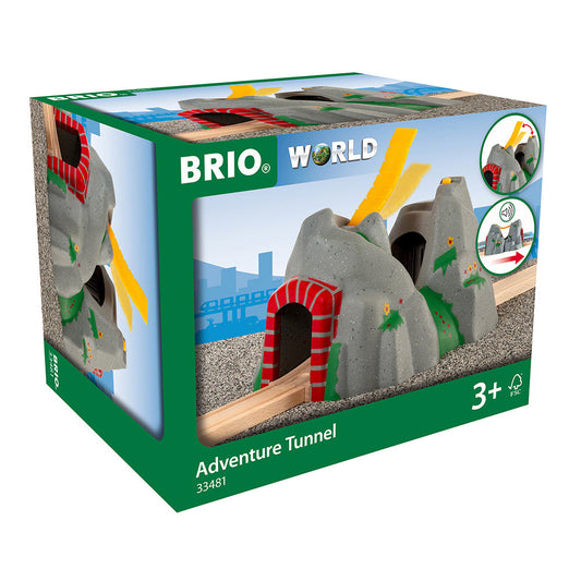 Tunel aventura pentru trenulete BRIO, 3+ ani