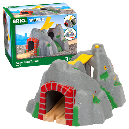 Tunel aventura pentru trenulete BRIO, 3+ ani