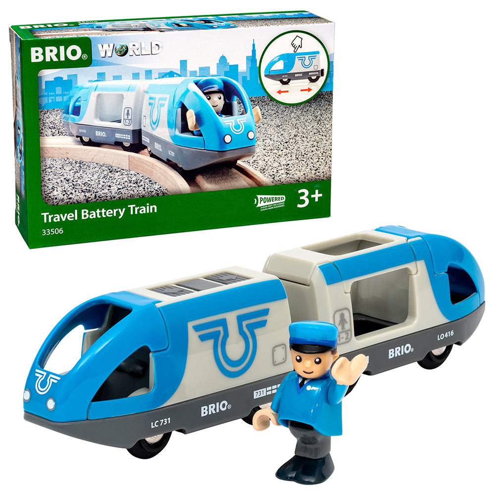 Trenulet cu baterii pentru pasageri BRIO, 3+ ani