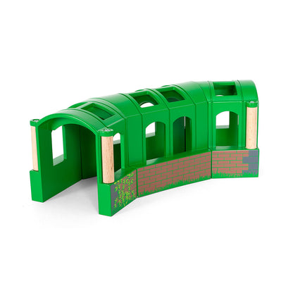 Tunel flexibil din 3 bucati pentru trenulete BRIO, 3+ ani