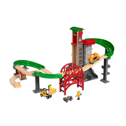 Set trenulet cu lift BRIO, 3+ ani