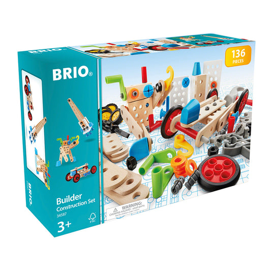 BRIO 136 részes építőkészlet játék, 3+ év