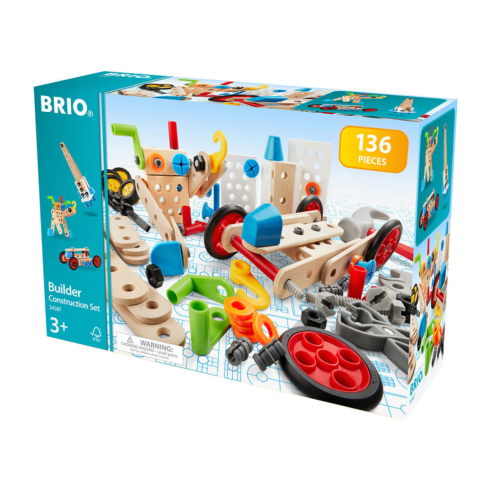 BRIO 136 részes építőkészlet játék, 3+ év