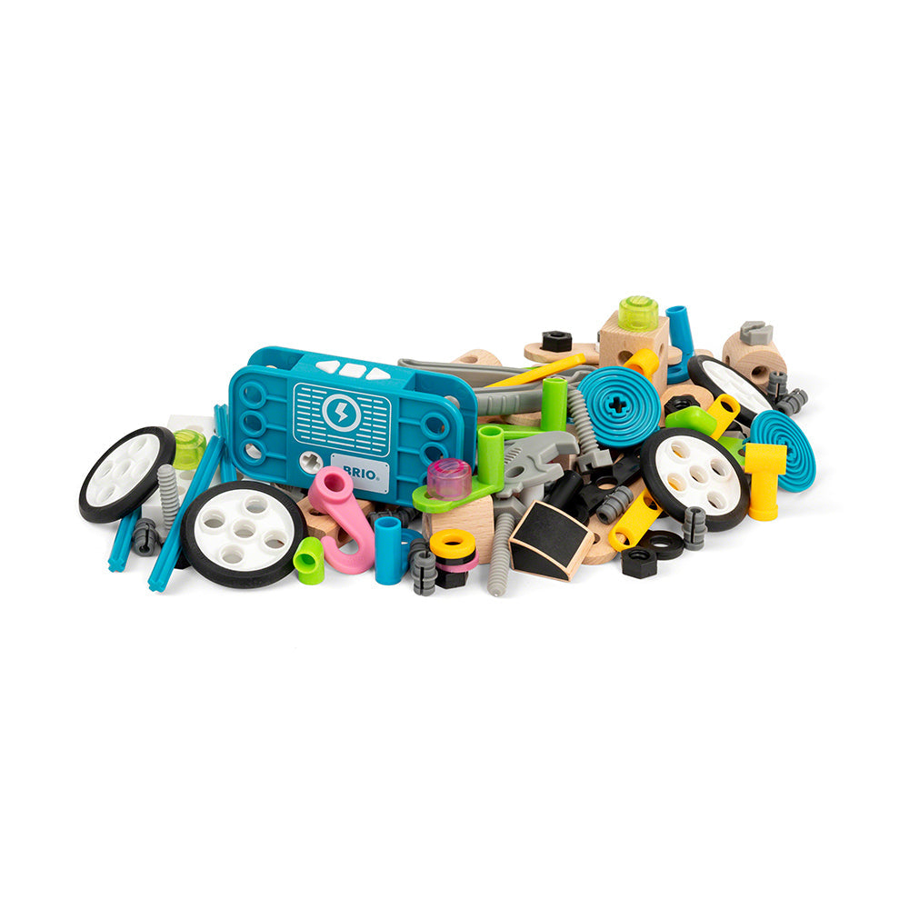 BRIO 121 darabos motorépítő szett játék, 3+ év