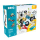 BRIO 67 részes építőkészlet játék motorral, 3+ év