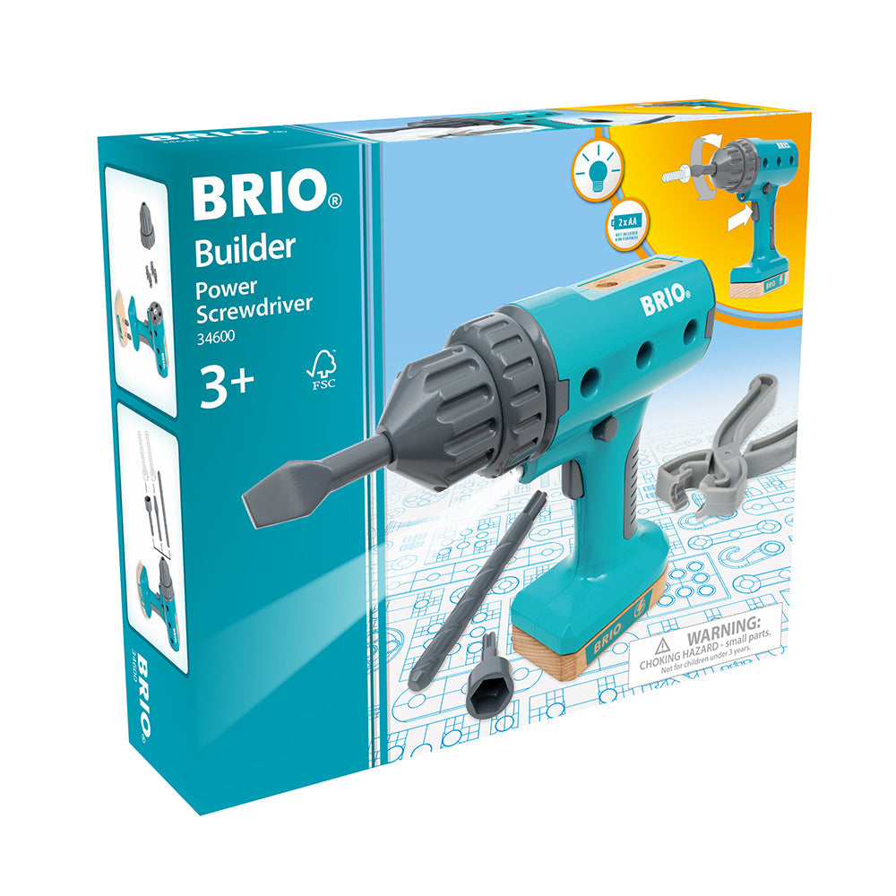 Elektronikus játék - fúró BRIO tartozékokkal, 3+ év