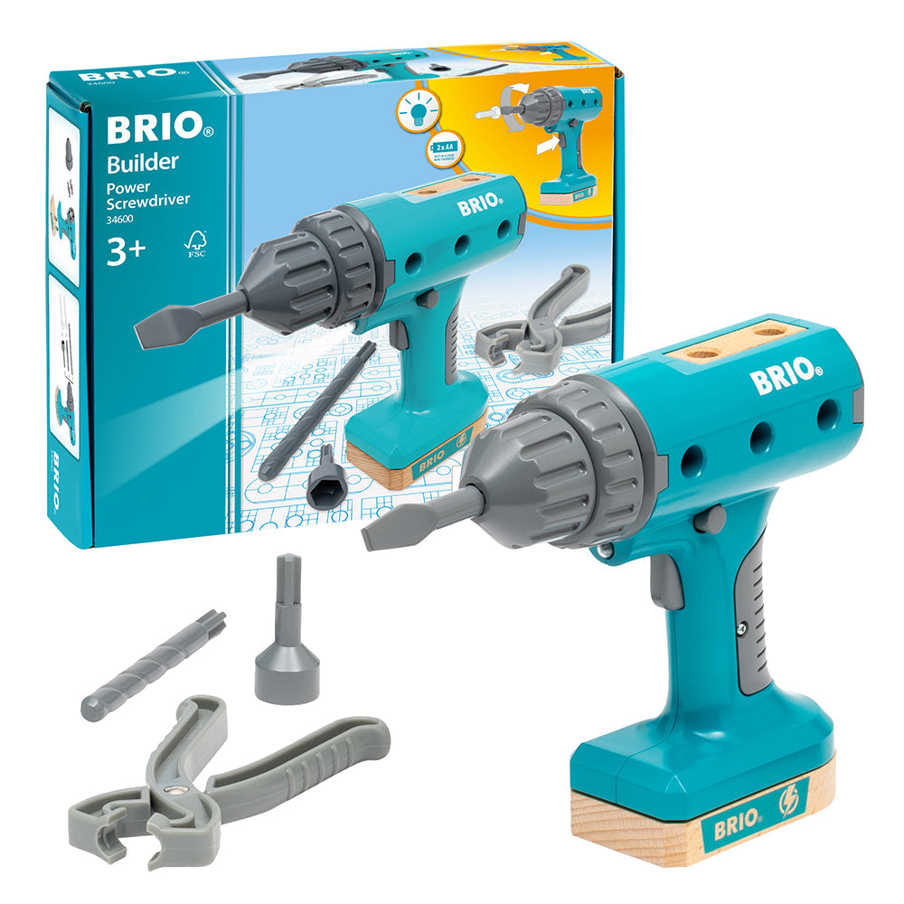 Elektronikus játék - fúró BRIO tartozékokkal, 3+ év