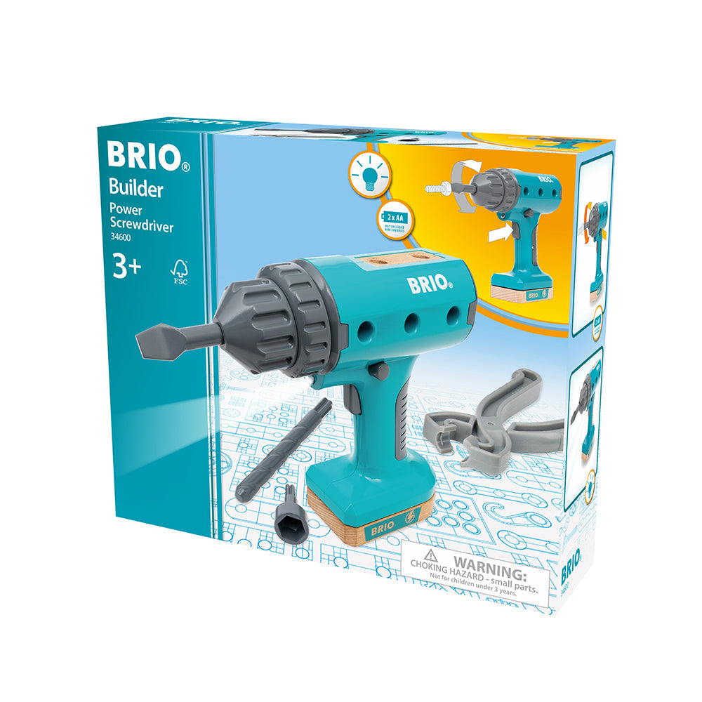 Elektronikus játék - fúró BRIO tartozékokkal, 3+ év