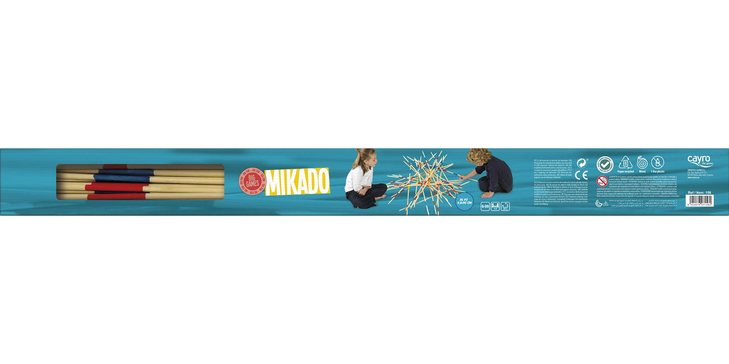 Imagine Joc din lemn Mikado Gigant, 26 de bete de 90 cm, Cayro