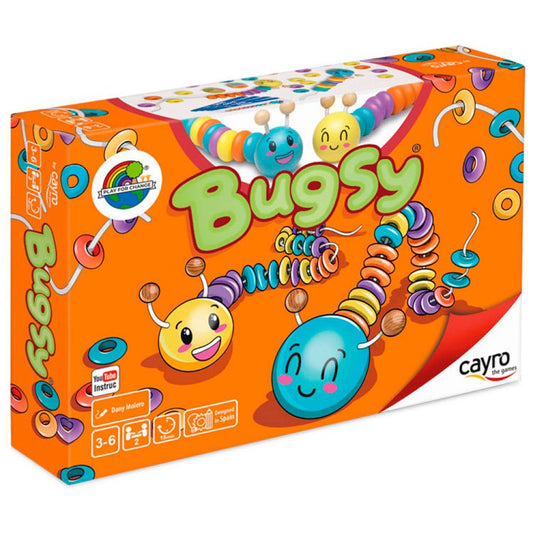 Imagine Joc educativ Bugsy, din lemn, pentru copii 3+, Cayro
