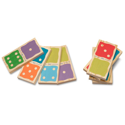Domino gigantic Cayro, pentru copii, din lemn, Cayro