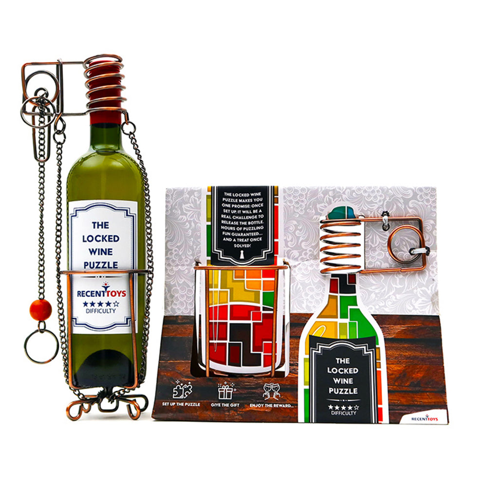Imagine Joc logic Recent Toys - The Locked Wine Puzzle