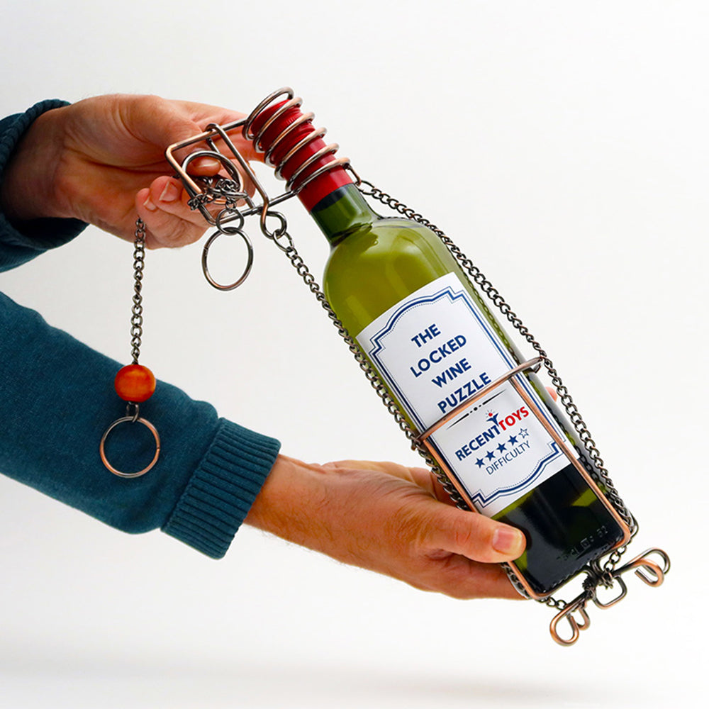 Imagine Joc logic Recent Toys - The Locked Wine Puzzle