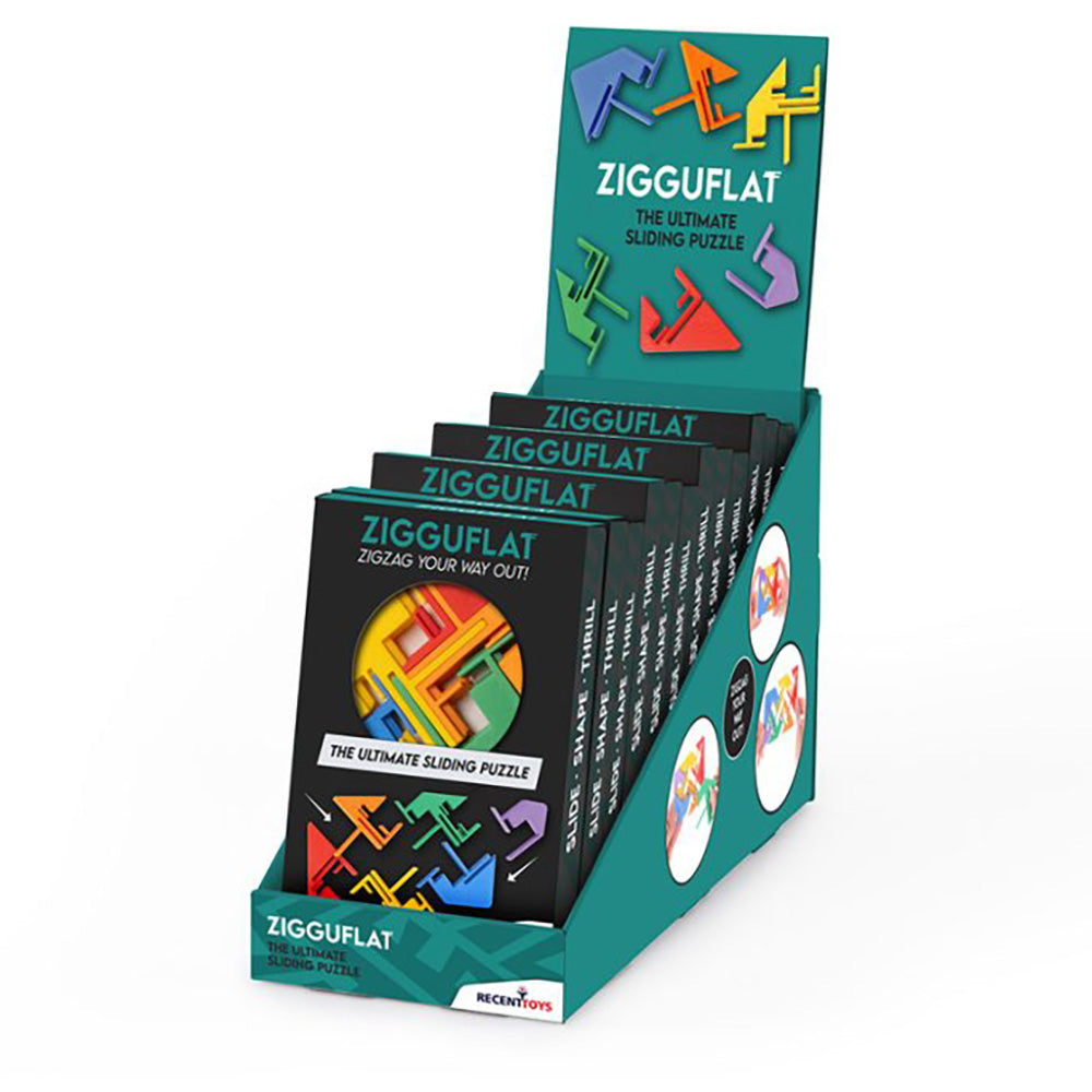 Logikai játék Recent Toys - Zigguflat Puzzle