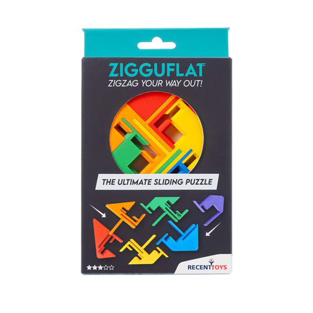 Logikai játék Recent Toys - Zigguflat Puzzle