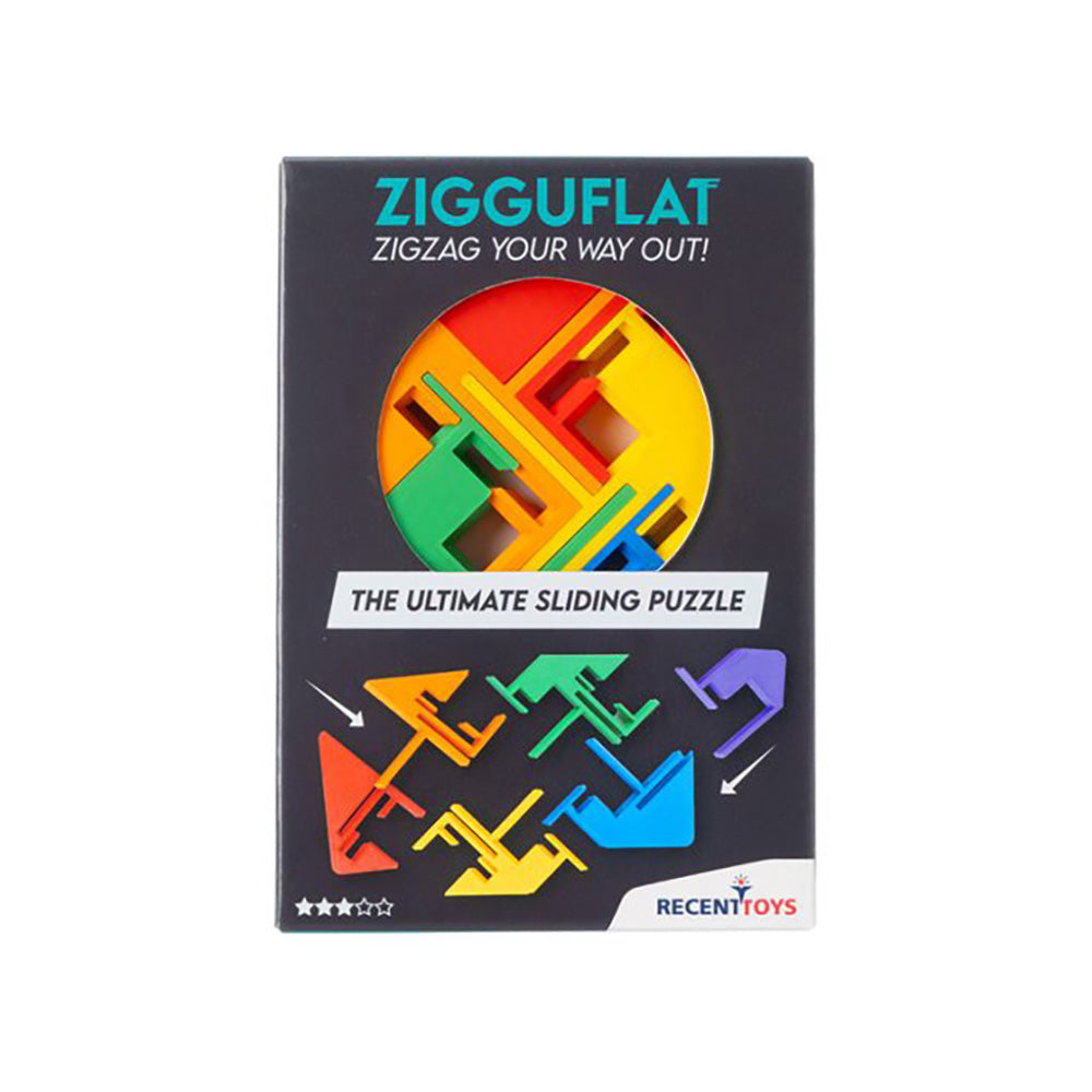 Logikai játék Recent Toys - Zigguflat Puzzle