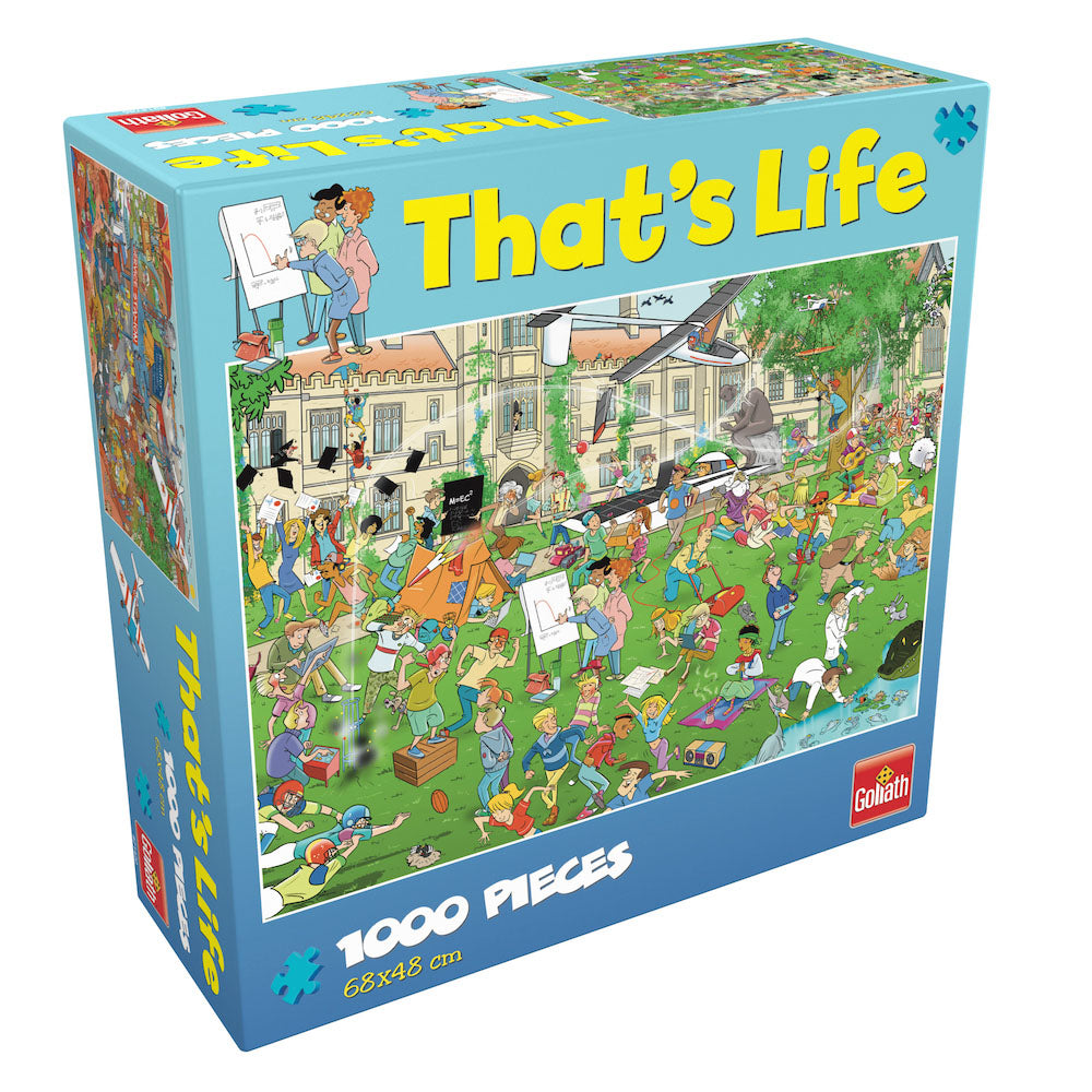 Imagine Puzzle Cauta si Gaseste - La scoala, 1000 piese- Goliath