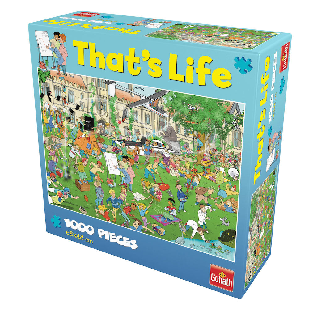 Imagine Puzzle Cauta si Gaseste - La scoala, 1000 piese- Goliath