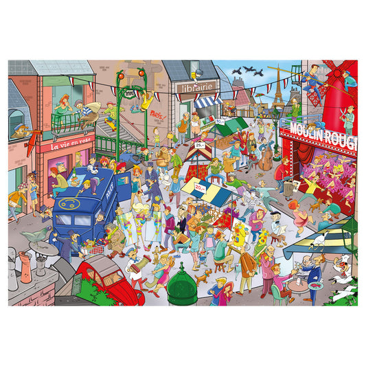 Imagine Puzzle Cauta si Gaseste -  La Paris, 1000 piese- Goliath