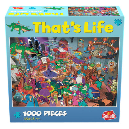 Imagine Puzzle Cauta si Gaseste - La scoala de magie si vrajitorie, 1000 piese- Goliath