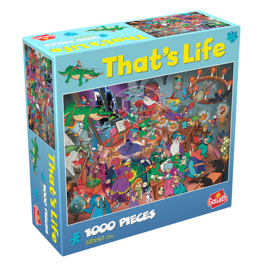 Imagine Puzzle Cauta si Gaseste - La scoala de magie si vrajitorie, 1000 piese- Goliath