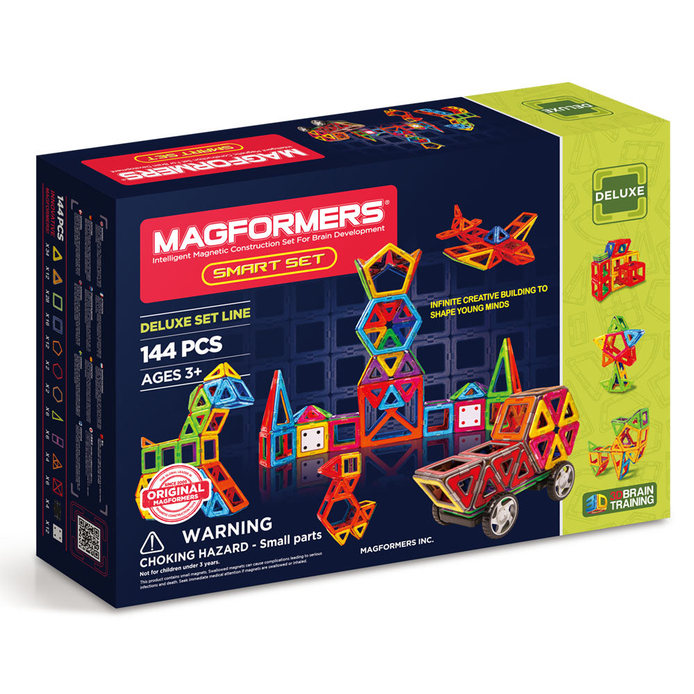 Magformers Smart Set - Intelligens Lények Mágneses Építőkészlet, 144 db