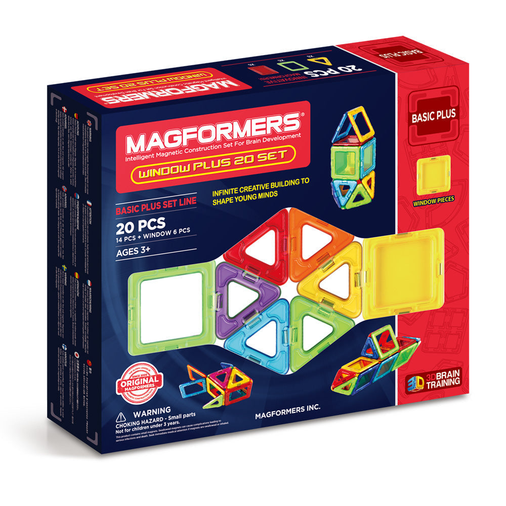Magformers mágneses építőkészlet - 20 db