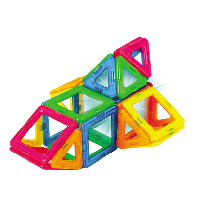 Joc magnetic de constructie Magformers Neon Led Set - Lumini de Neon, 31 piese
