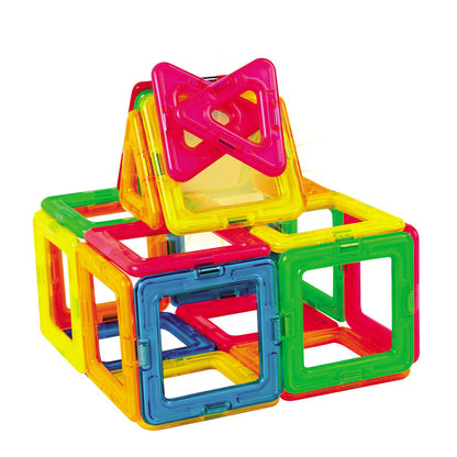 Joc magnetic de constructie Magformers Neon Led Set - Lumini de Neon, 31 piese