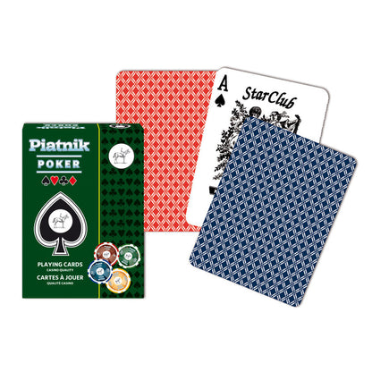 Imagine Carti de joc Poker, spate albastru - Piatnik