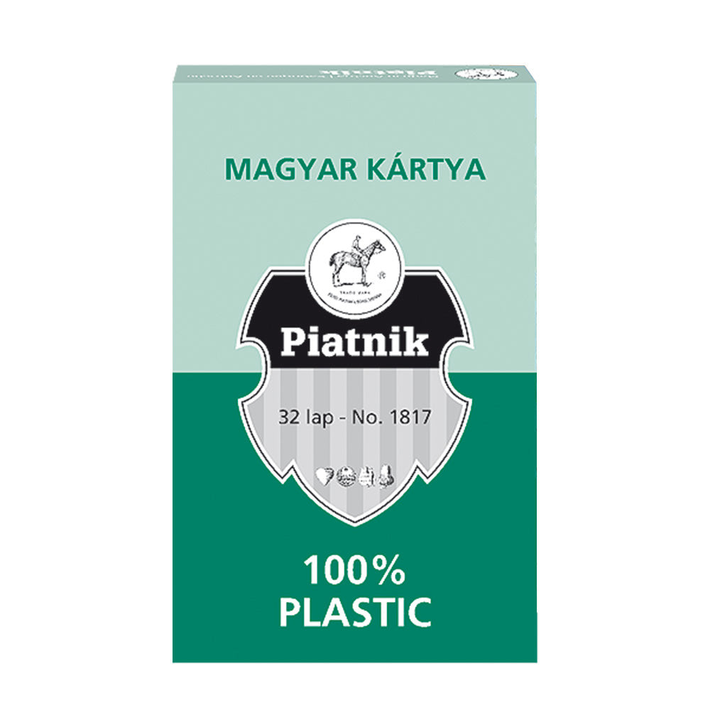 Imagine Carti de joc Unguresti, 100% plastic - Piatnik
